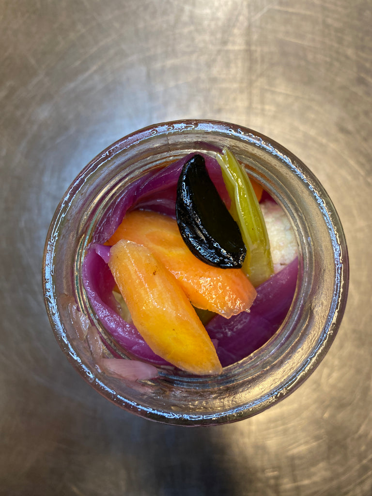 Giardiniera in Olio con Aglio Nero Fermentato 330g