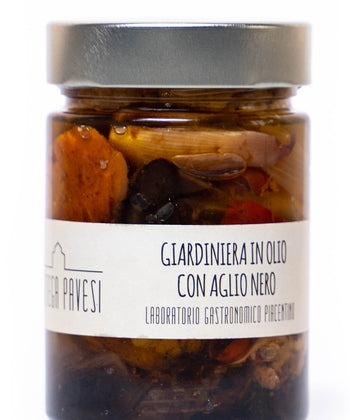 Giardiniera in Olio con Aglio Nero Fermentato 330g