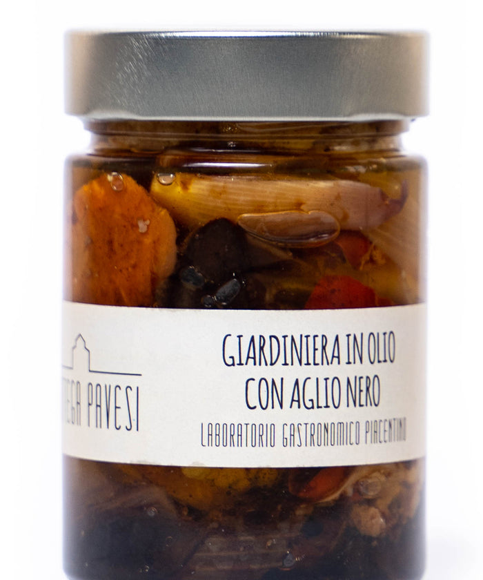 Giardiniera in Olio con Aglio Nero Fermentato 330g